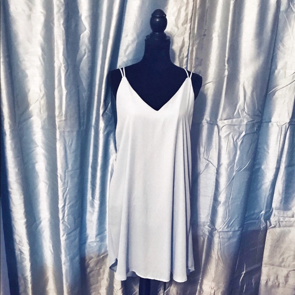 Baby Blue Hi Low Dress